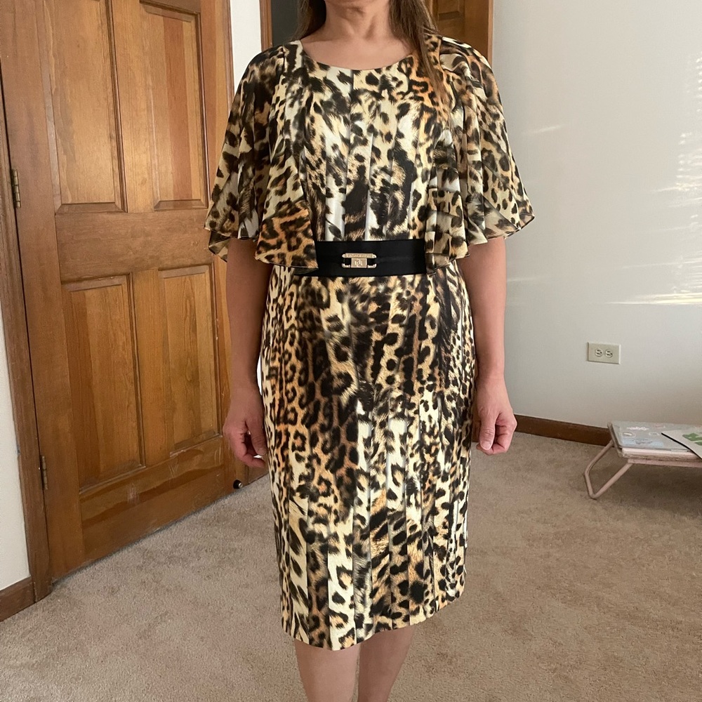 Lasagrada size 8 tiger print dress